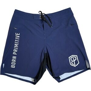 Born Primitive American Defender Shorts Mens 39/40 Blue Athletic Training Board